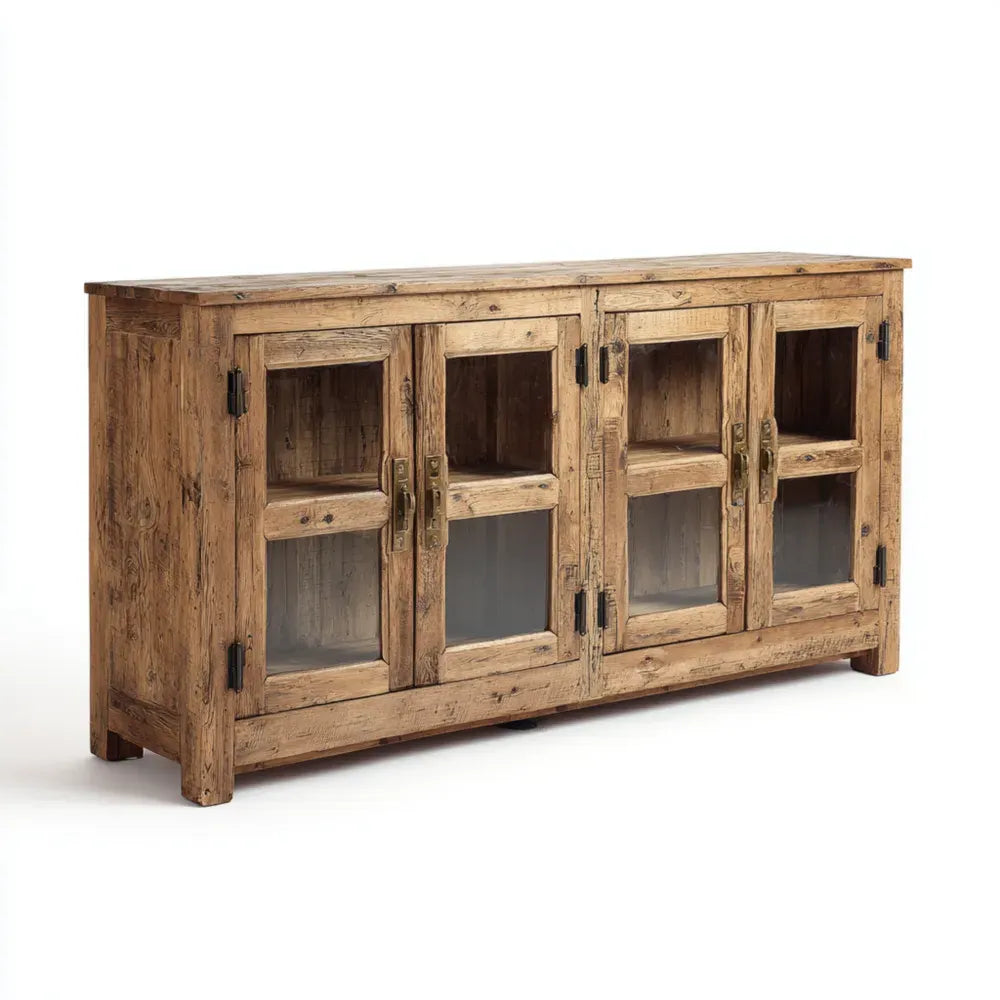 Sideboard Reclaimed Wood 180x45x90 cm - Rustic Style
